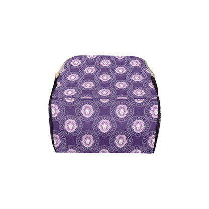Leo Pattern Print Design 04 Diaper Bag Backpack