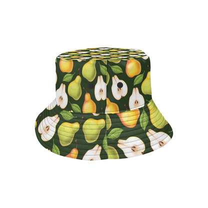 Pear Pattern Print Design PE06 Unisex Bucket Hat