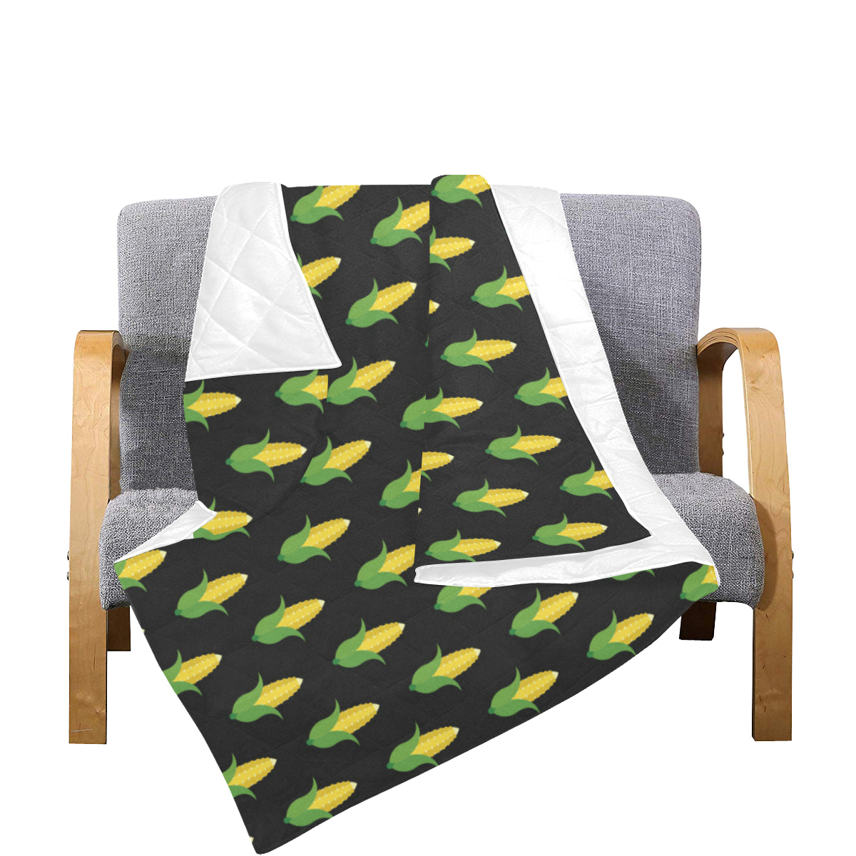 Corn Pattern Print Design 05 Premium Quilt