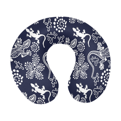 lizard Pattern Print Design 03 U-Shaped Travel Neck Pillow