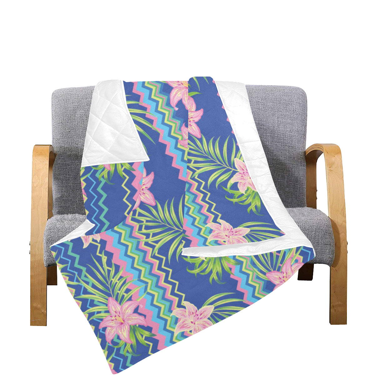 Lily Pattern Print Design LY015 Premium Quilt