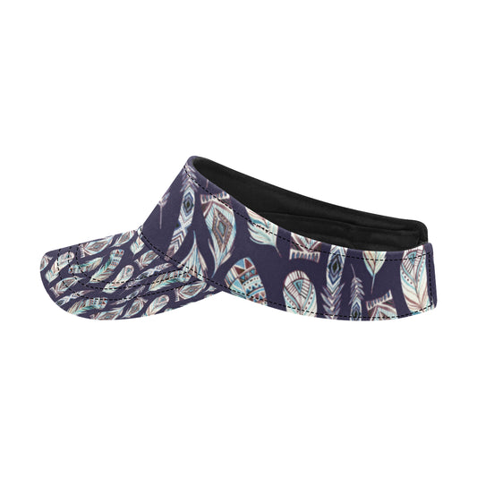 Feather Vintage Boho Design Print Unisex Sun Visor