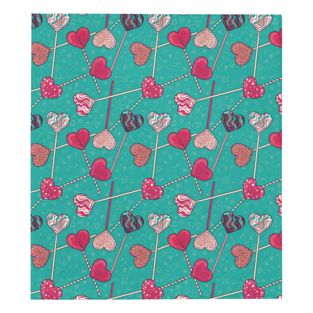 Lollipop Pattern Print Design LL01 Premium Quilt