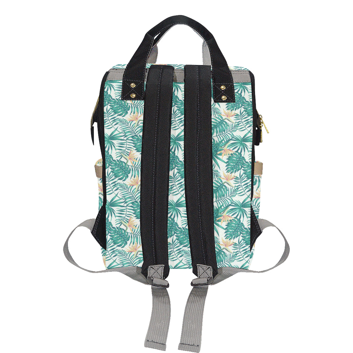 Bird Of Paradise Pattern Print Design 05 Diaper Bag Backpack