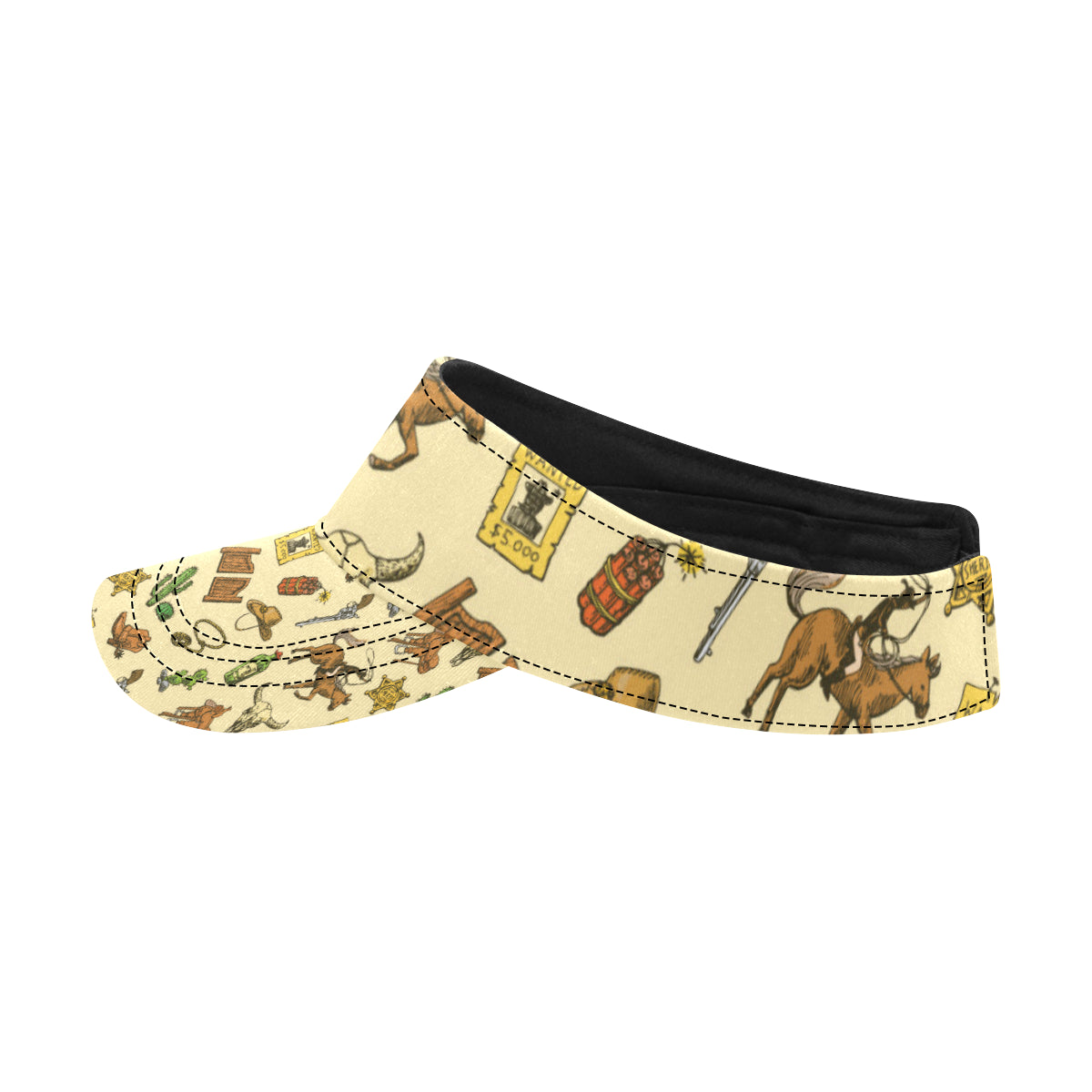 Cowboy Pattern Print Design 04 Unisex Sun Visor