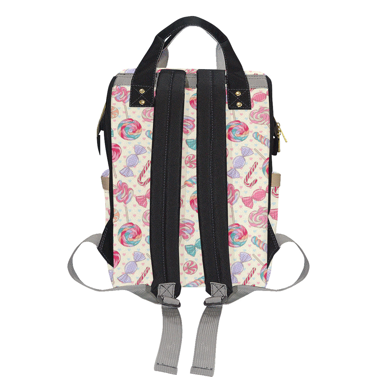 Candy Pattern Print Design CA04 Diaper Bag Backpack