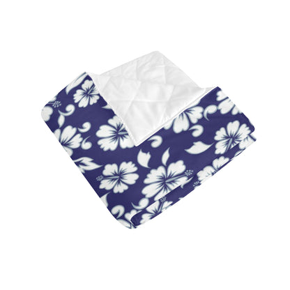 Hibiscus Pattern Print Design HB010 Premium Quilt