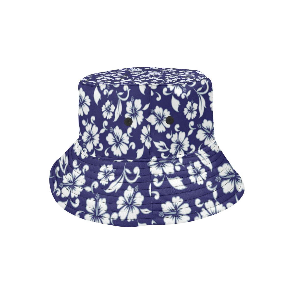 Hibiscus Pattern Print Design HB010 Unisex Bucket Hat