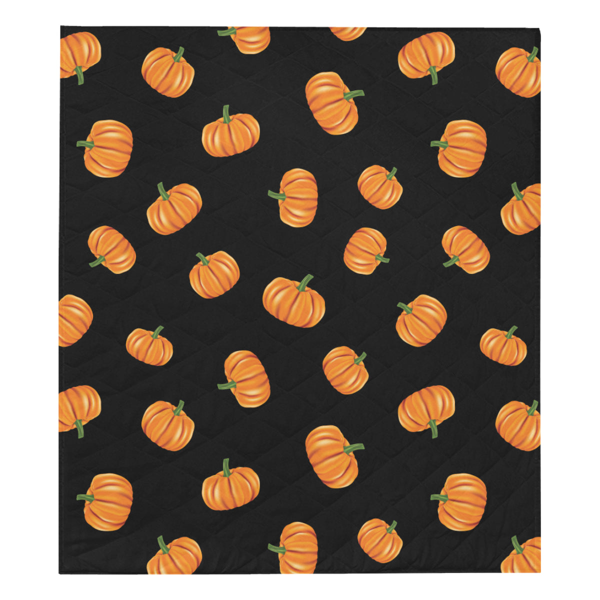 Pumpkin Pattern Print Design A05 Premium Quilt