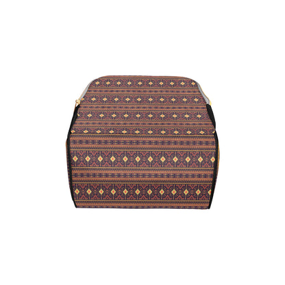 Southwest Ethnic Design Themed Print Diaper Bag Backpack