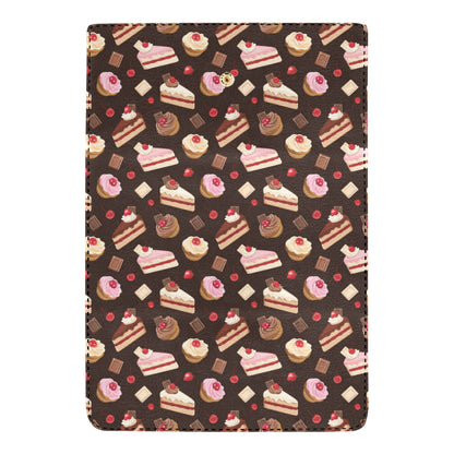 Cake Pattern Print Design 04 Women's Trifold Wallet
