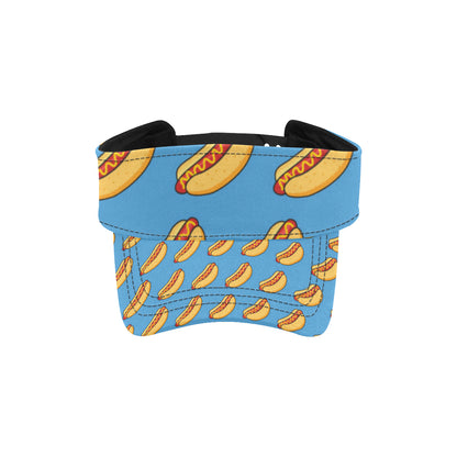 Hot Dog Pattern Print Design 02 Unisex Sun Visor