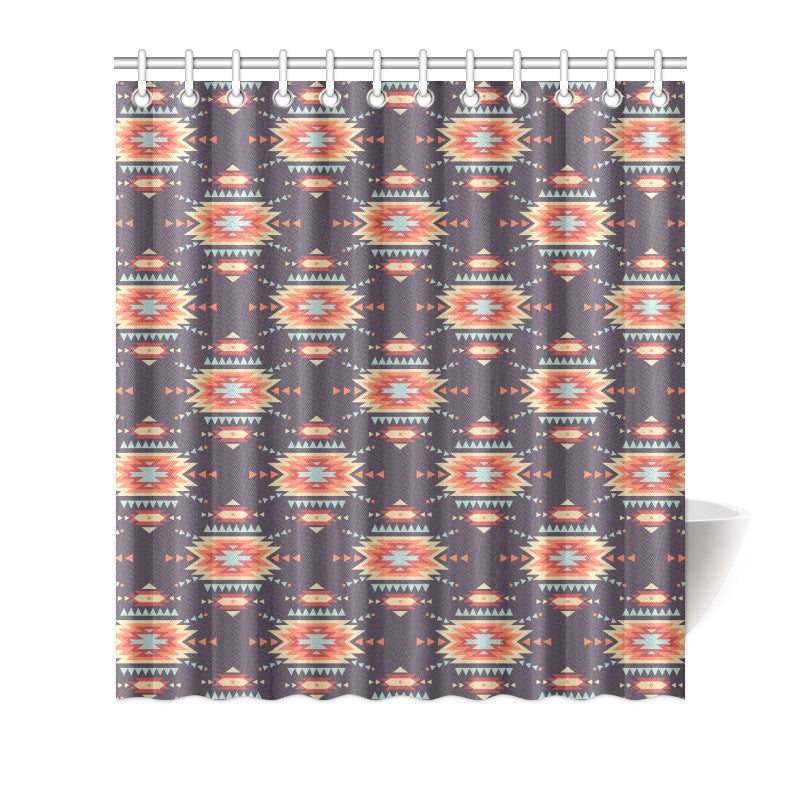 Tribal indians Aztec Shower Curtain