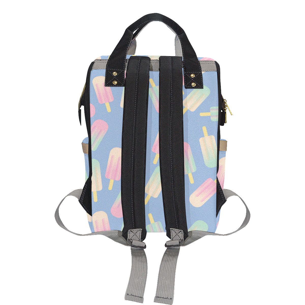 Ice Cream Pattern Print Design 05 Diaper Bag Backpack