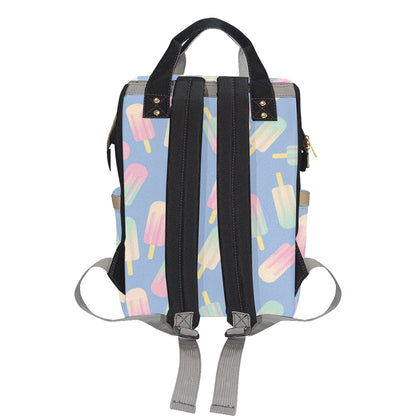 Ice Cream Pattern Print Design 05 Diaper Bag Backpack