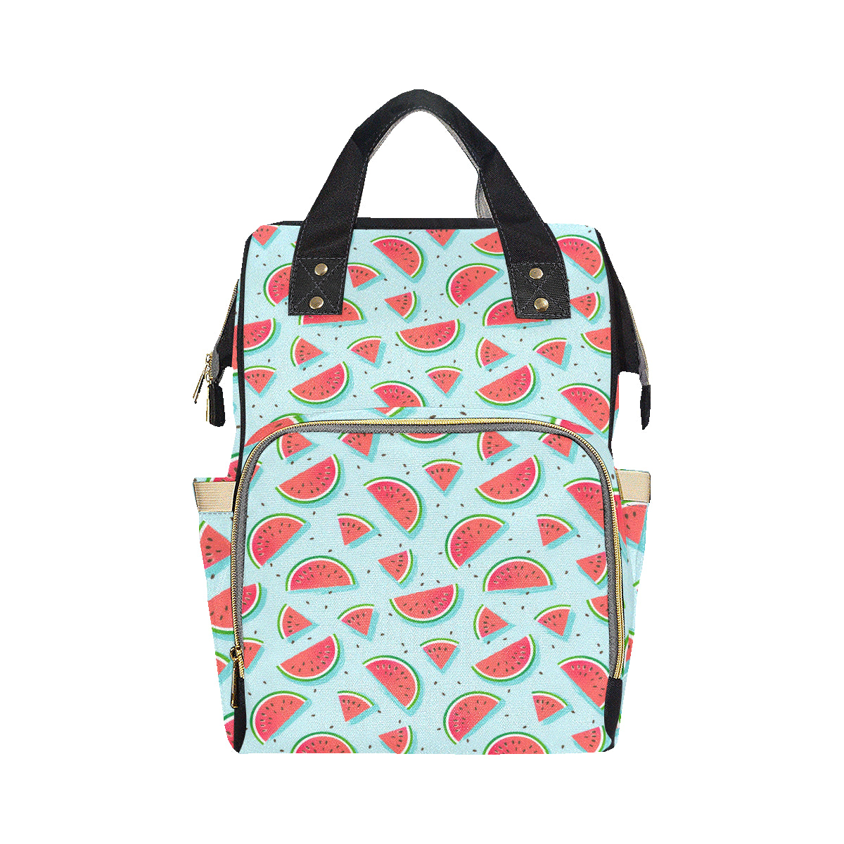 Watermelon Pattern Print Design WM03 Diaper Bag Backpack