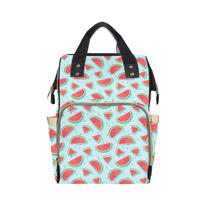 Watermelon Pattern Print Design WM03 Diaper Bag Backpack