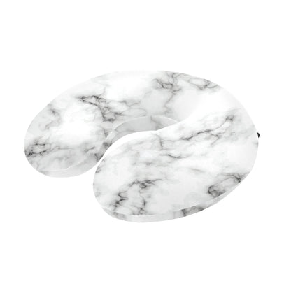 Marble Pattern Print Design 01 U-Shaped Travel Neck Pillow