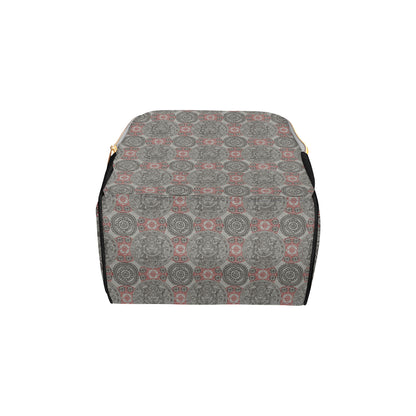 Calendar Aztec Pattern Print Design 04 Diaper Bag Backpack