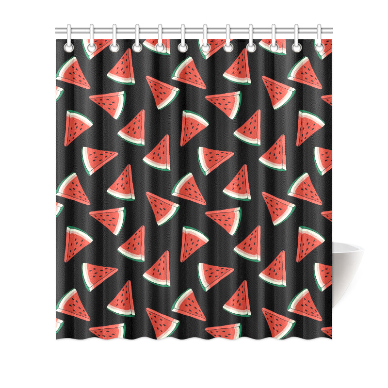 Watermelon Pattern Print Design WM01 Shower Curtain