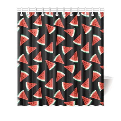Watermelon Pattern Print Design WM01 Shower Curtain