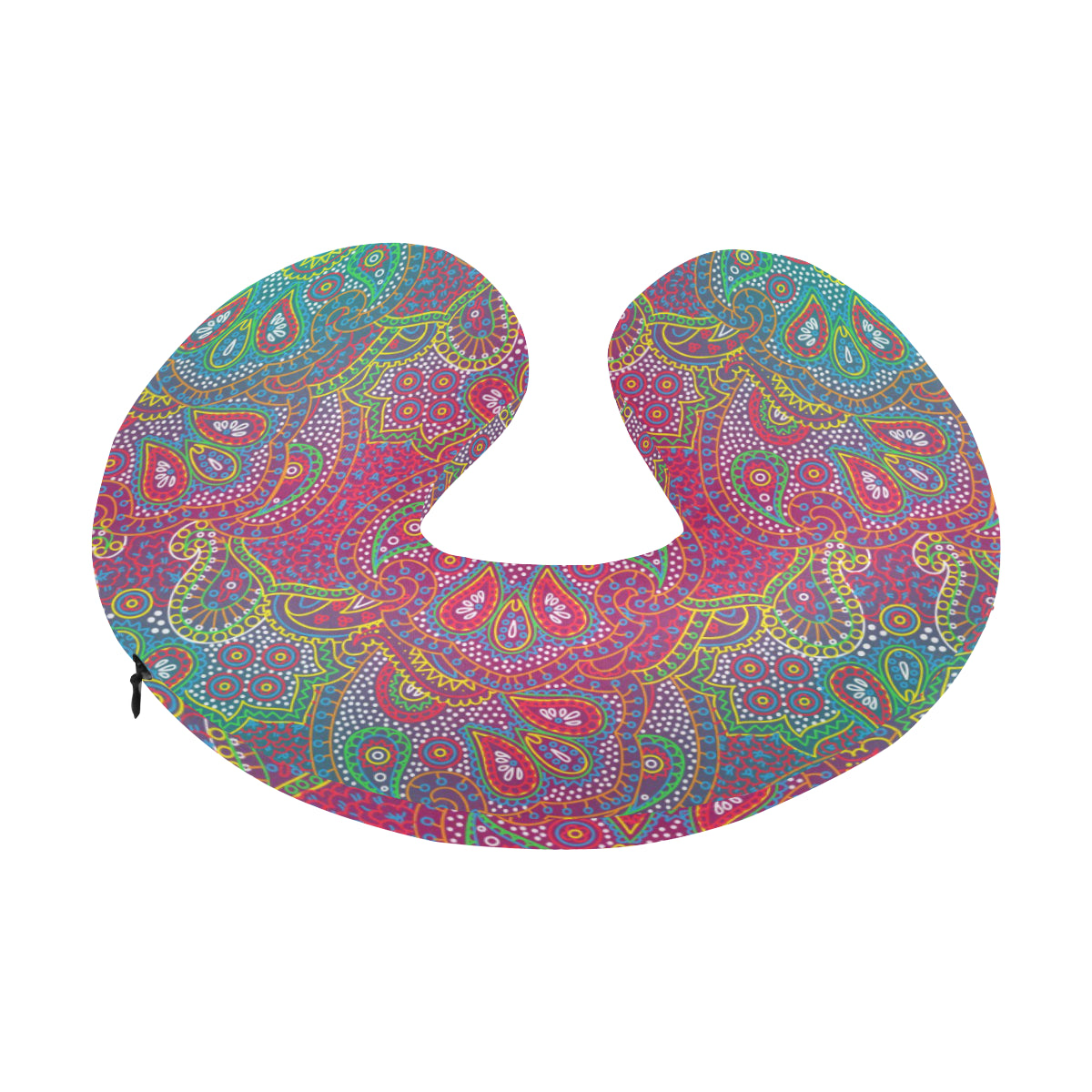 Boho Pattern Print Design 02 U-Shaped Travel Neck Pillow