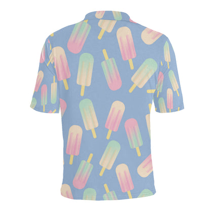 Ice Cream Pattern Print Design 05 Men Polo Shirt