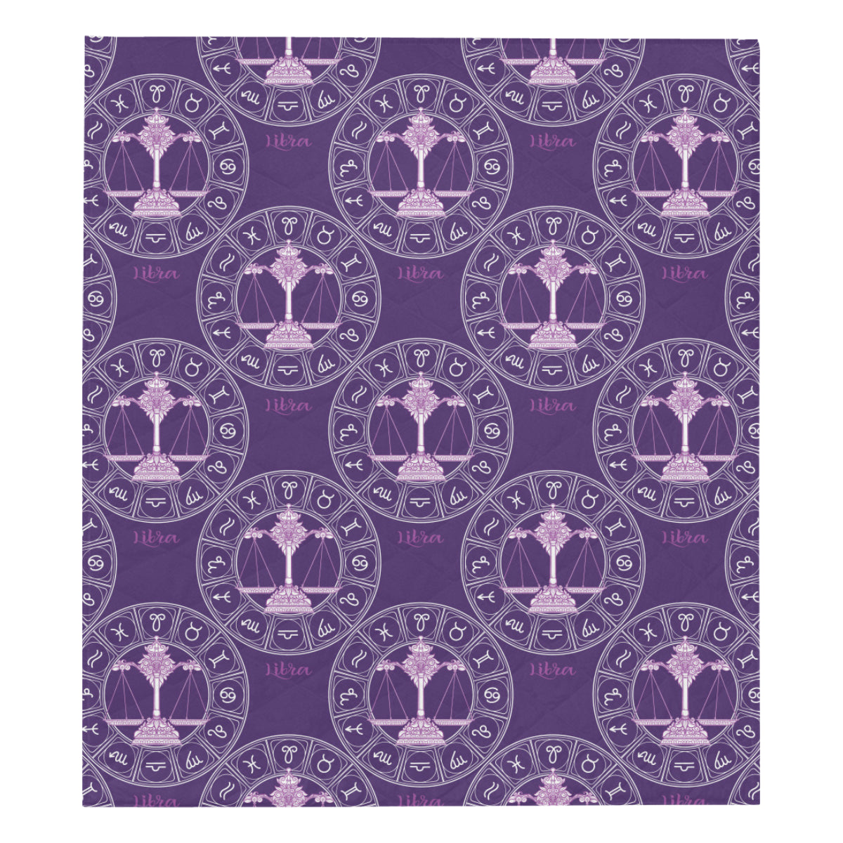 Libra Pattern Print Design 03 Premium Quilt