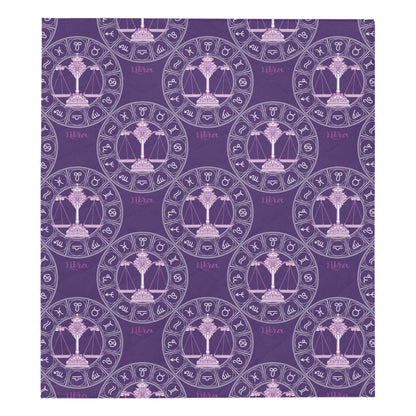 Libra Pattern Print Design 03 Premium Quilt