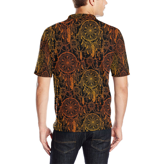 Dream catcher Sun and Moon Men Polo Shirt