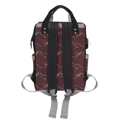 Kangaroos Pattern Print Design 05 Diaper Bag Backpack