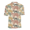 Jaguar Pattern Print Design 01 Men Polo Shirt