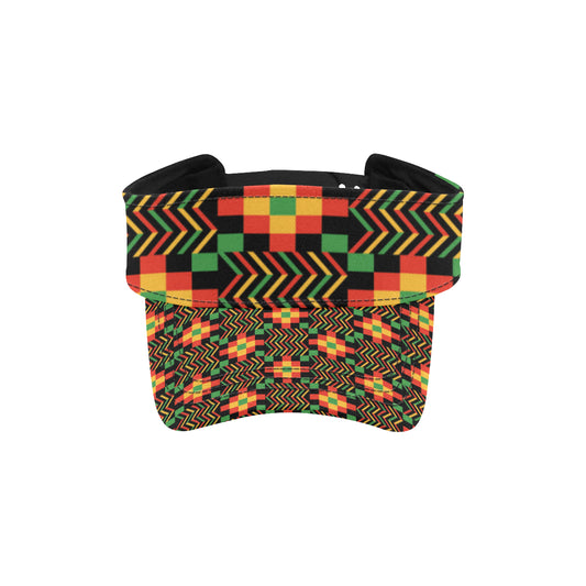 Kente Pattern Print Design 01 Unisex Sun Visor