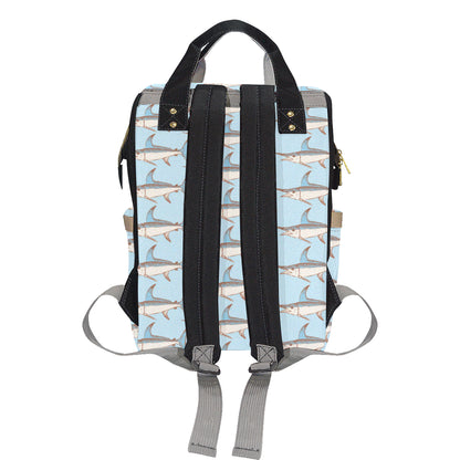 Swordfish Pattern Print Design 01 Diaper Bag Backpack