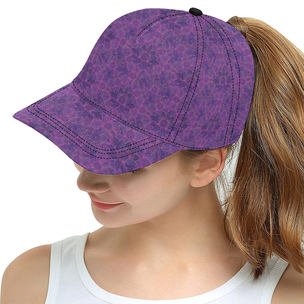 Bohemian Lotus Mandala Style Snapback Cap