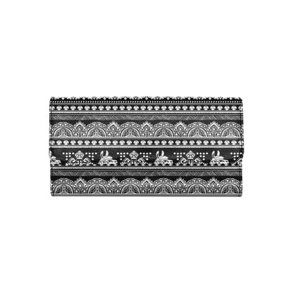 Llama Aztec Style Pattern Print Design 01 Women's Trifold Wallet