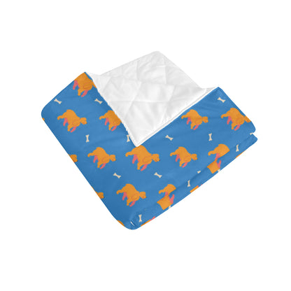 Cocker Pattern Print Design 04 Premium Quilt
