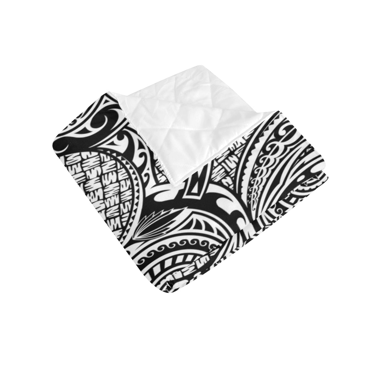 Polynesian Tribal Pattern Premium Quilt