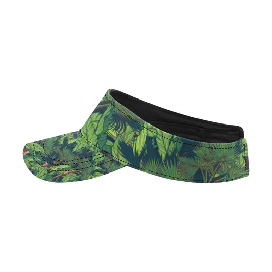 Rainforest Pattern Print Design A01 Unisex Sun Visor
