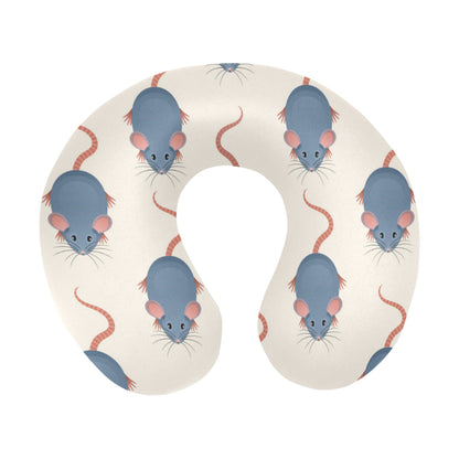 Rat Pattern Print Design 03 U-Shaped Travel Neck Pillow