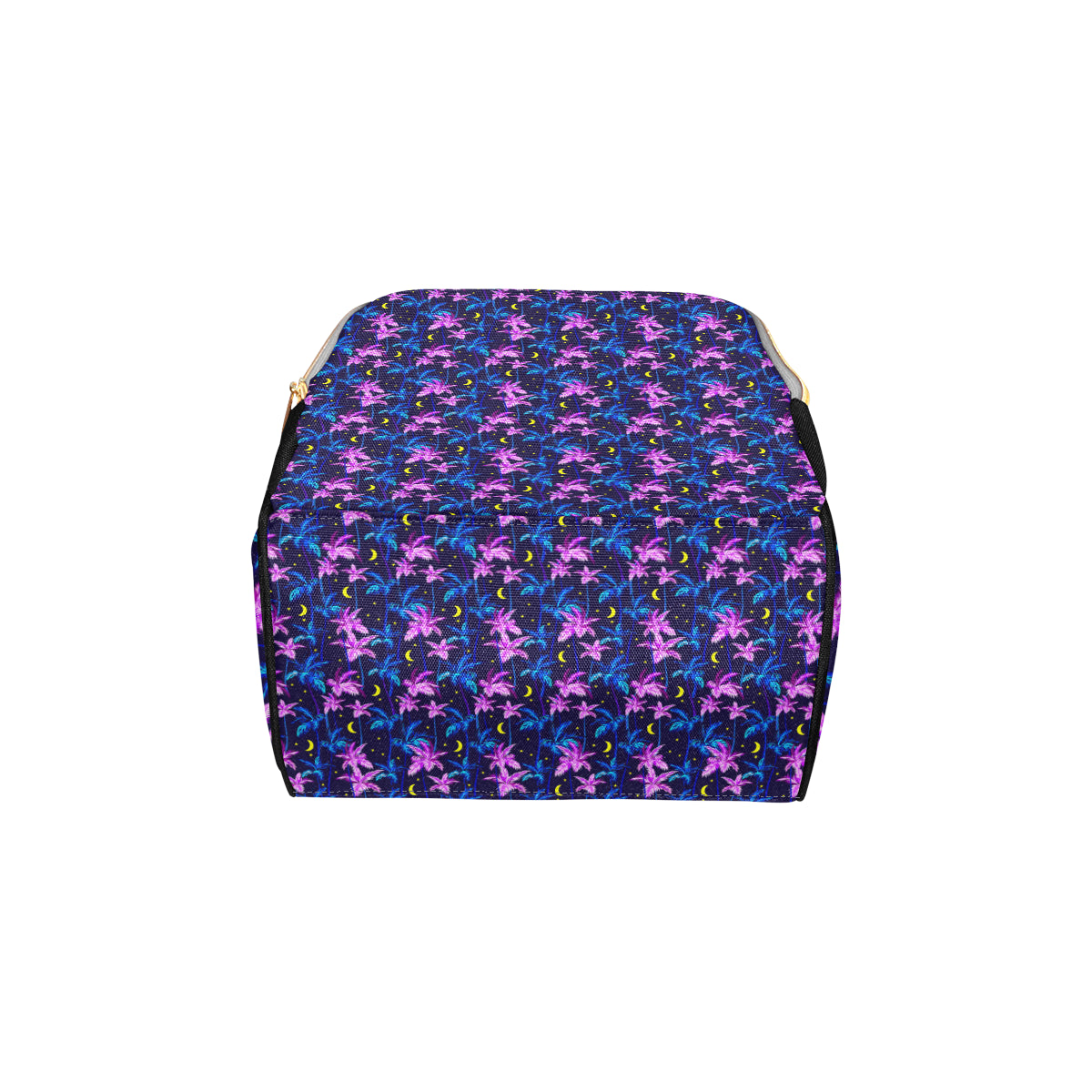 Palm Tree Night Scene Design Print Diaper Bag Backpack
