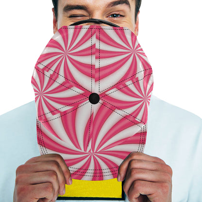 Vortex Twist Swirl Candy Print Snapback Cap