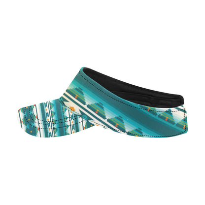 Blue Tribal Aztec Unisex Sun Visor