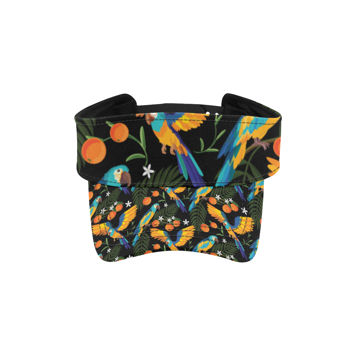 Macaw Pattern Print Design 03 Unisex Sun Visor