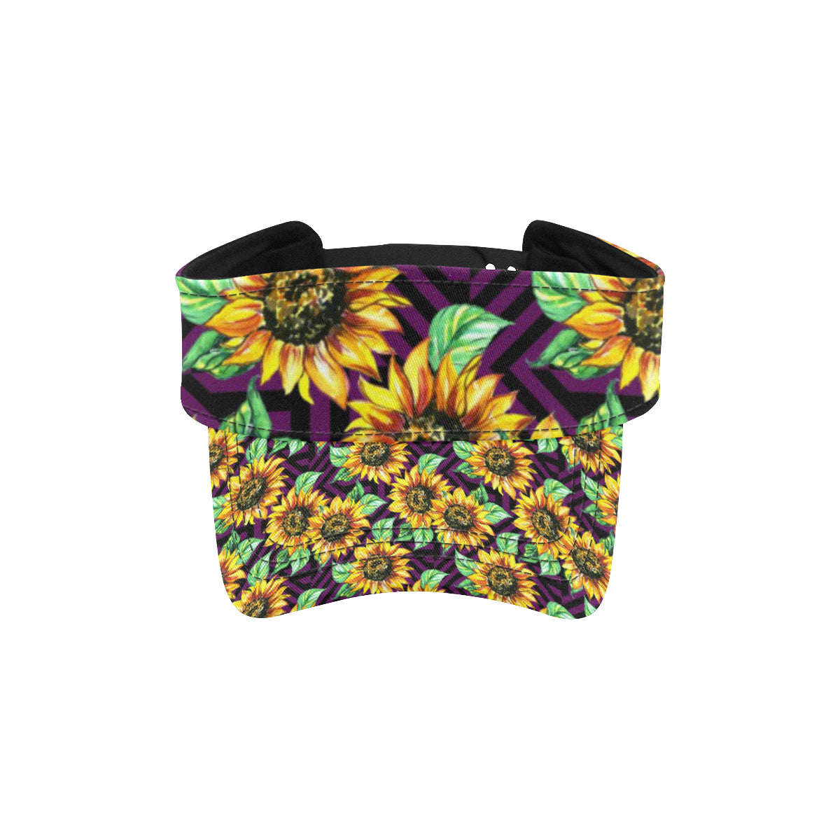 Sunflower Pattern Print Design SF012 Unisex Sun Visor