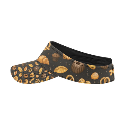 Bread Pattern Print Design 05 Unisex Sun Visor