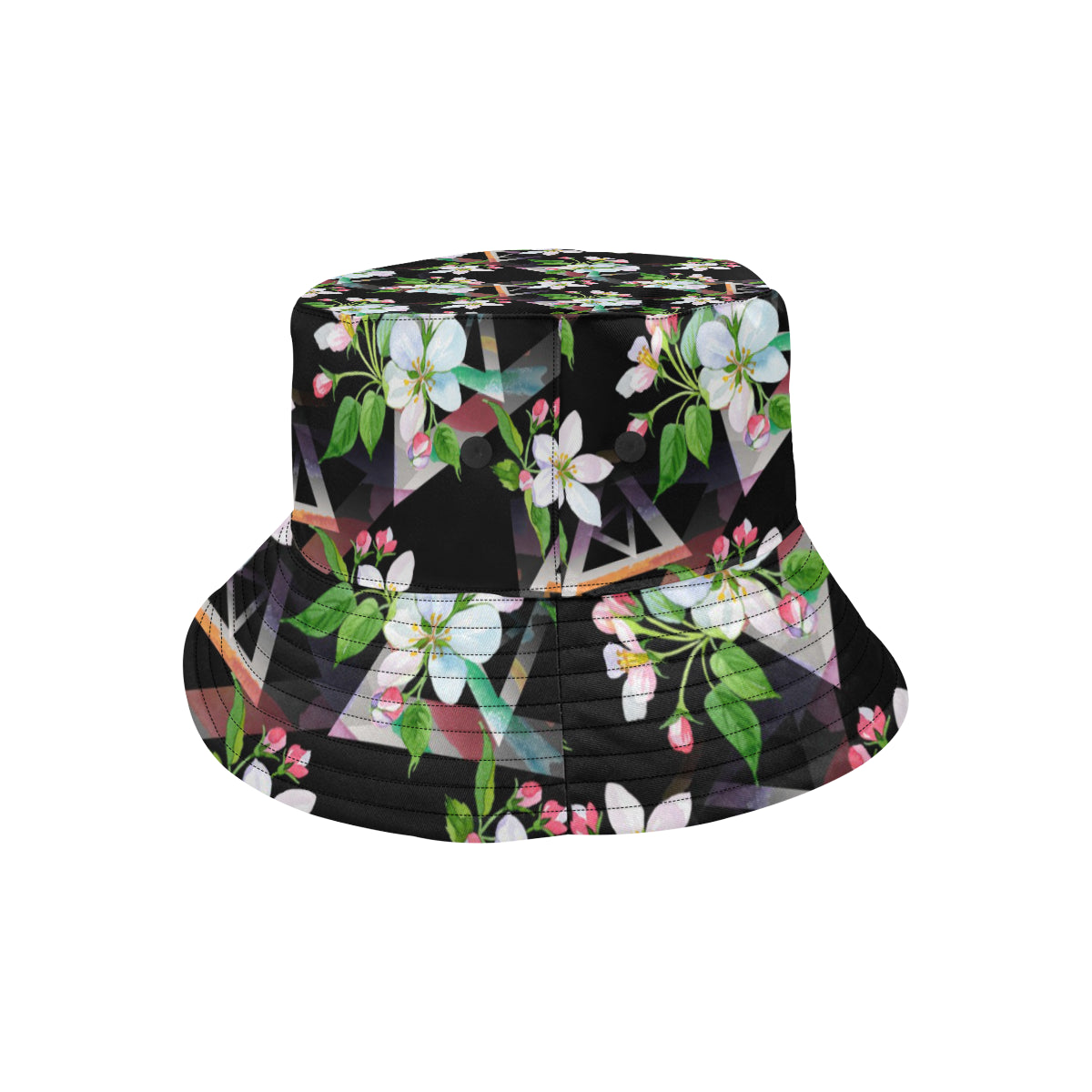 Apple blossom Pattern Print Design AB07 Unisex Bucket Hat
