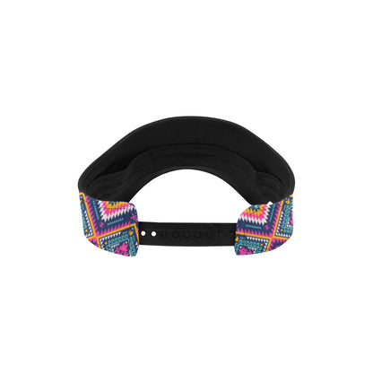 Indian Navajo Pink Themed Design Print Unisex Sun Visor