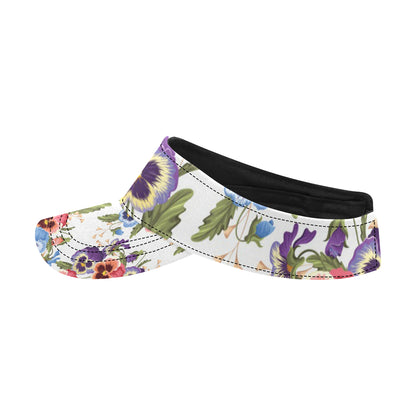 Pansy Pattern Print Design PS06 Unisex Sun Visor