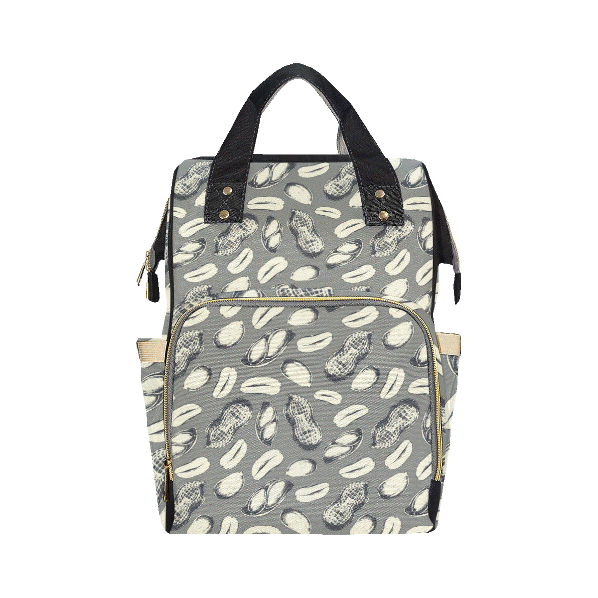 Peanut Pattern Print Design A01 Diaper Bag Backpack